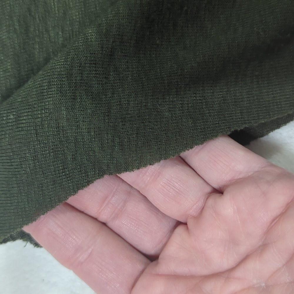 🚨3/$15 Olive Draped Neckline Top - Picture 5 of 6